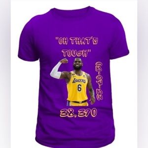 Lebron James all time scoring t-shirt